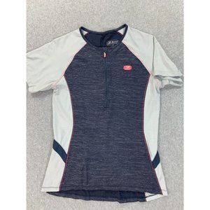 Sugoi 1/2 Zip Short Sleeve RPM Cycling Jersey (Women's‎ Small) Blue